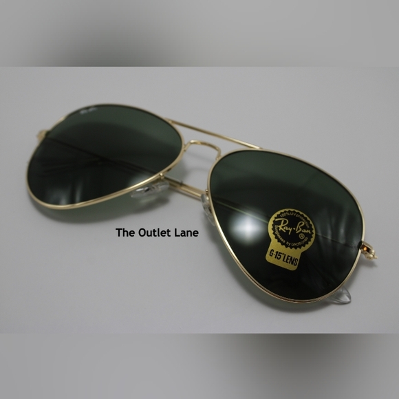 Model Display RayBan Aviator Green RB3025 G15 - Picture 7 of 16